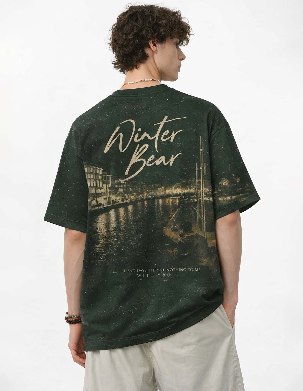 Winter Bear Printed T-Shirt
