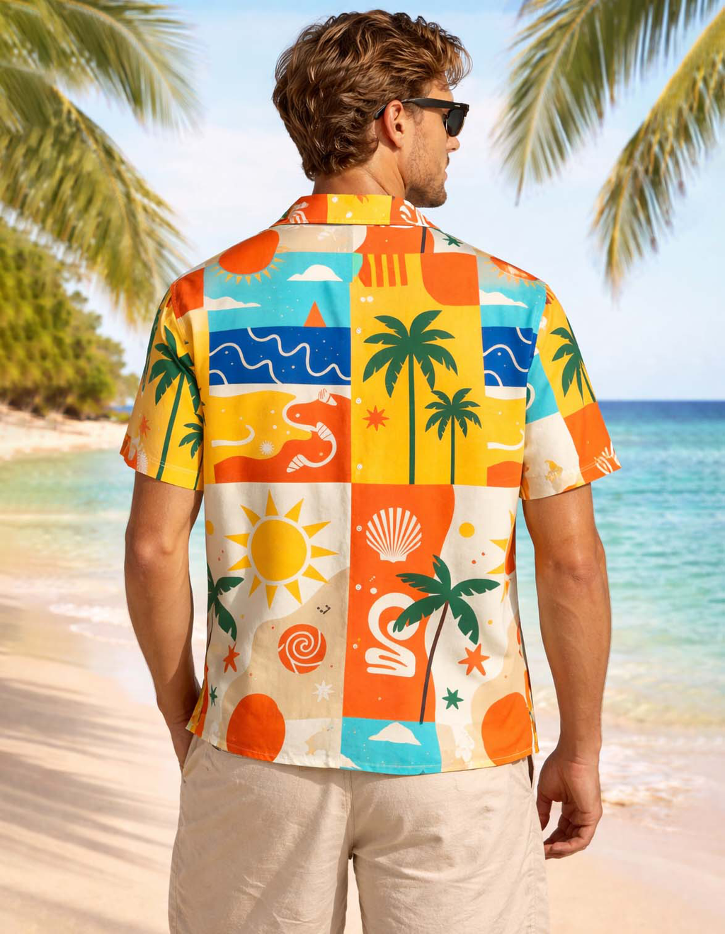 Beach Art Printed Shirt