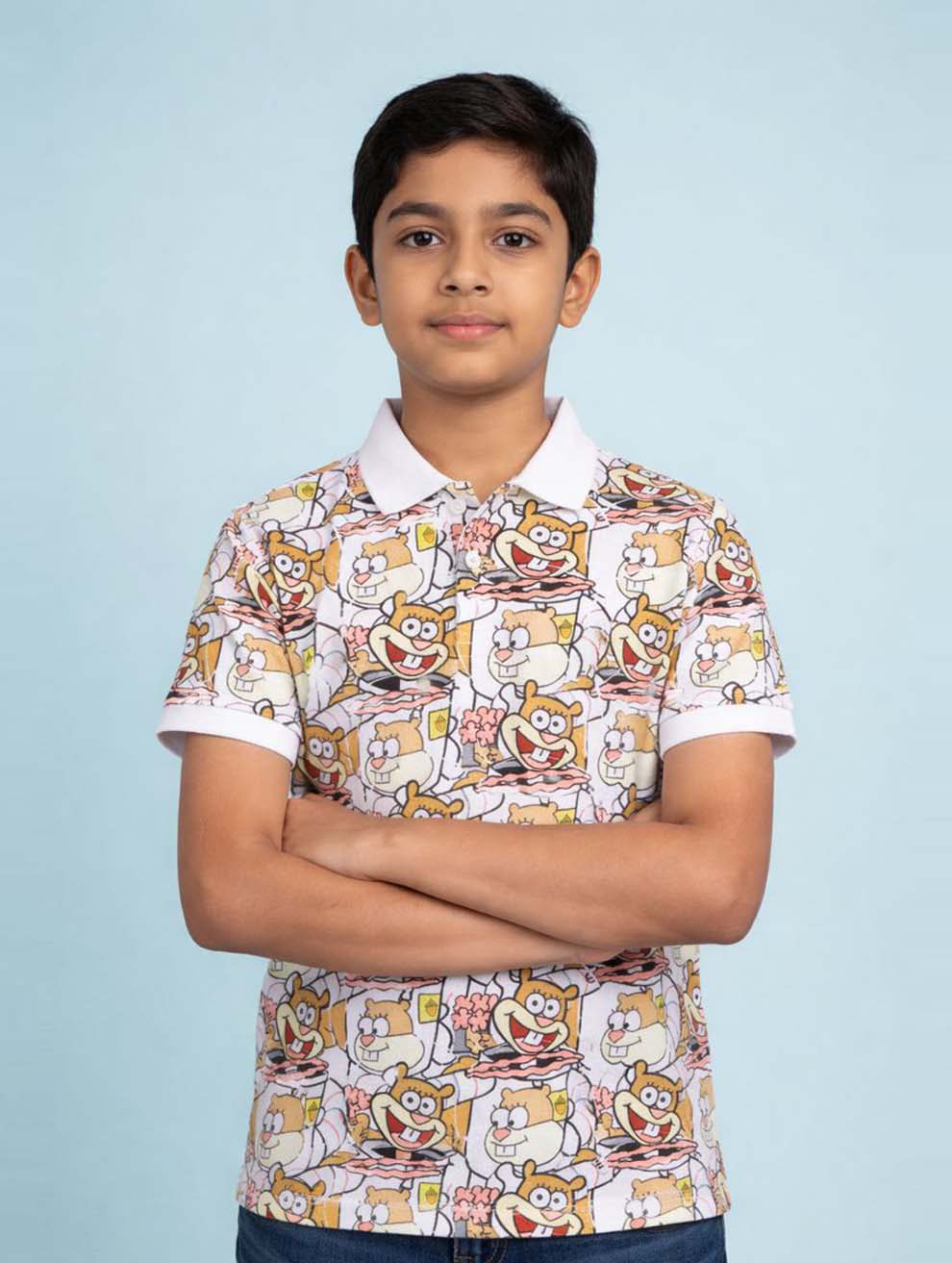 Kids Printed Polo T-Shirt #111