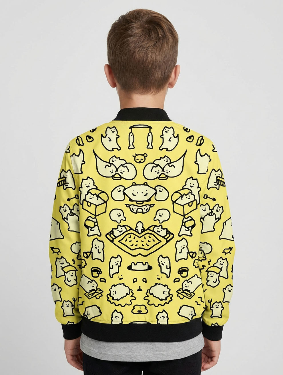 Printed Bomber Jacket #114