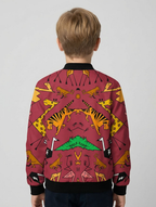 Printed Bomber Jacket #104