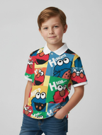 Kids Printed Polo T-Shirt #107