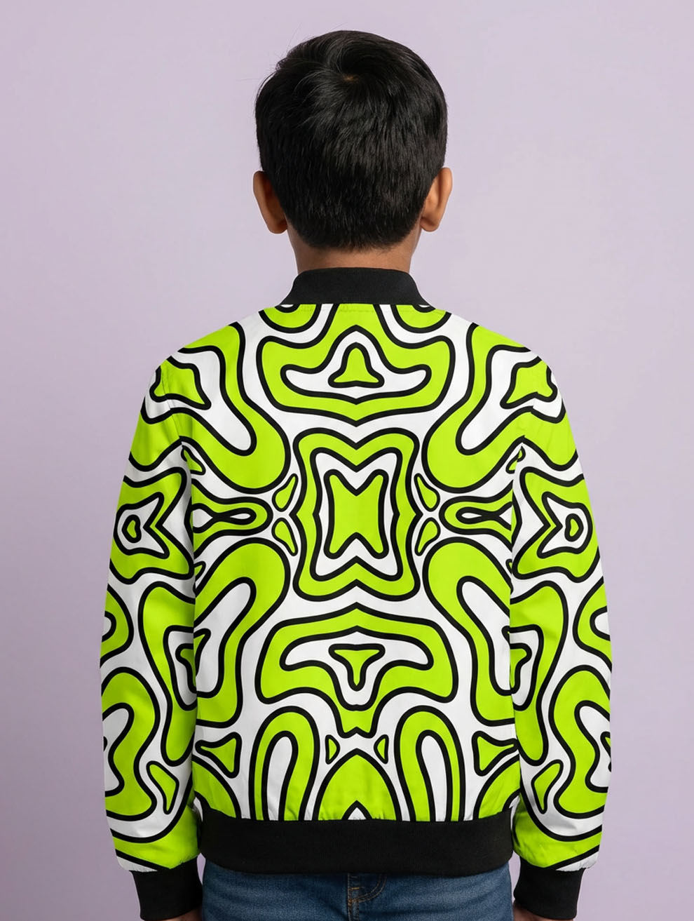 Printed Bomber Jacket #112