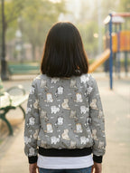 Printed Bomber Jacket #119