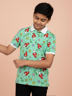Kids Printed Polo T-Shirt #115