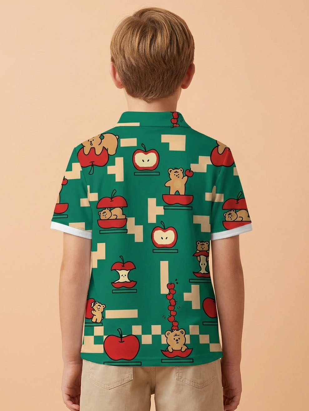 Kids Printed Polo T-Shirt #103