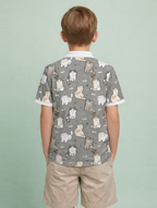 Kids Printed Polo T-Shirt #104