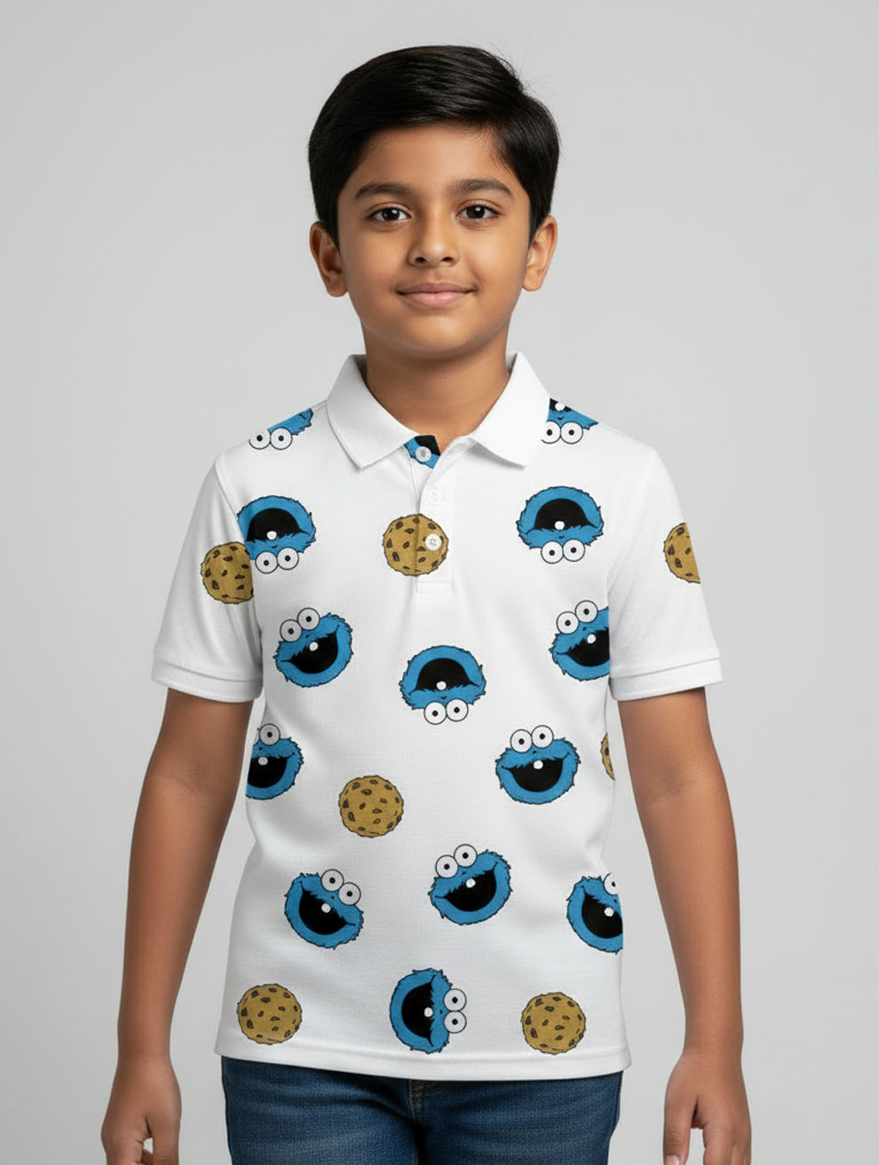 Kids Printed Polo T-Shirt #109