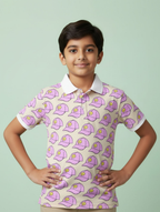 Kids Printed Polo T-Shirt #113