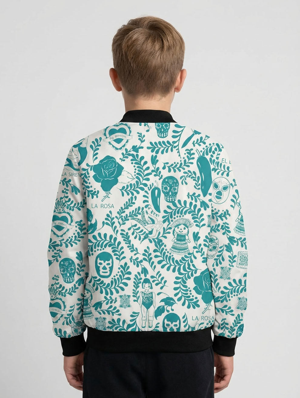 Printed Bomber Jacket #113