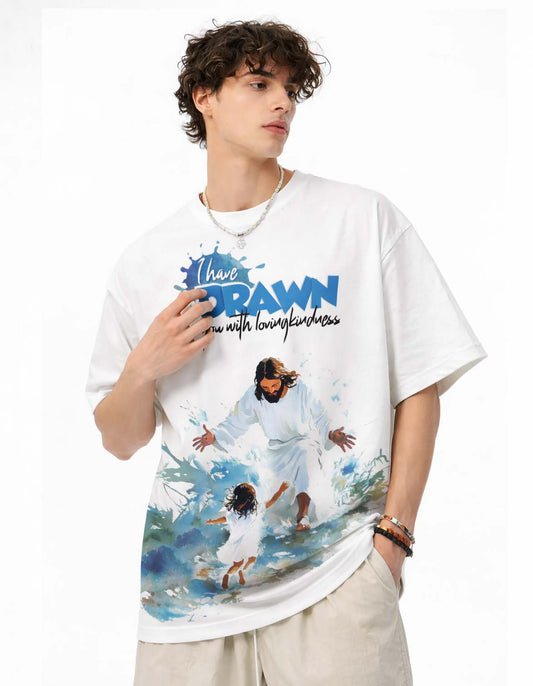 Loving Kindness White Printed T-Shirt