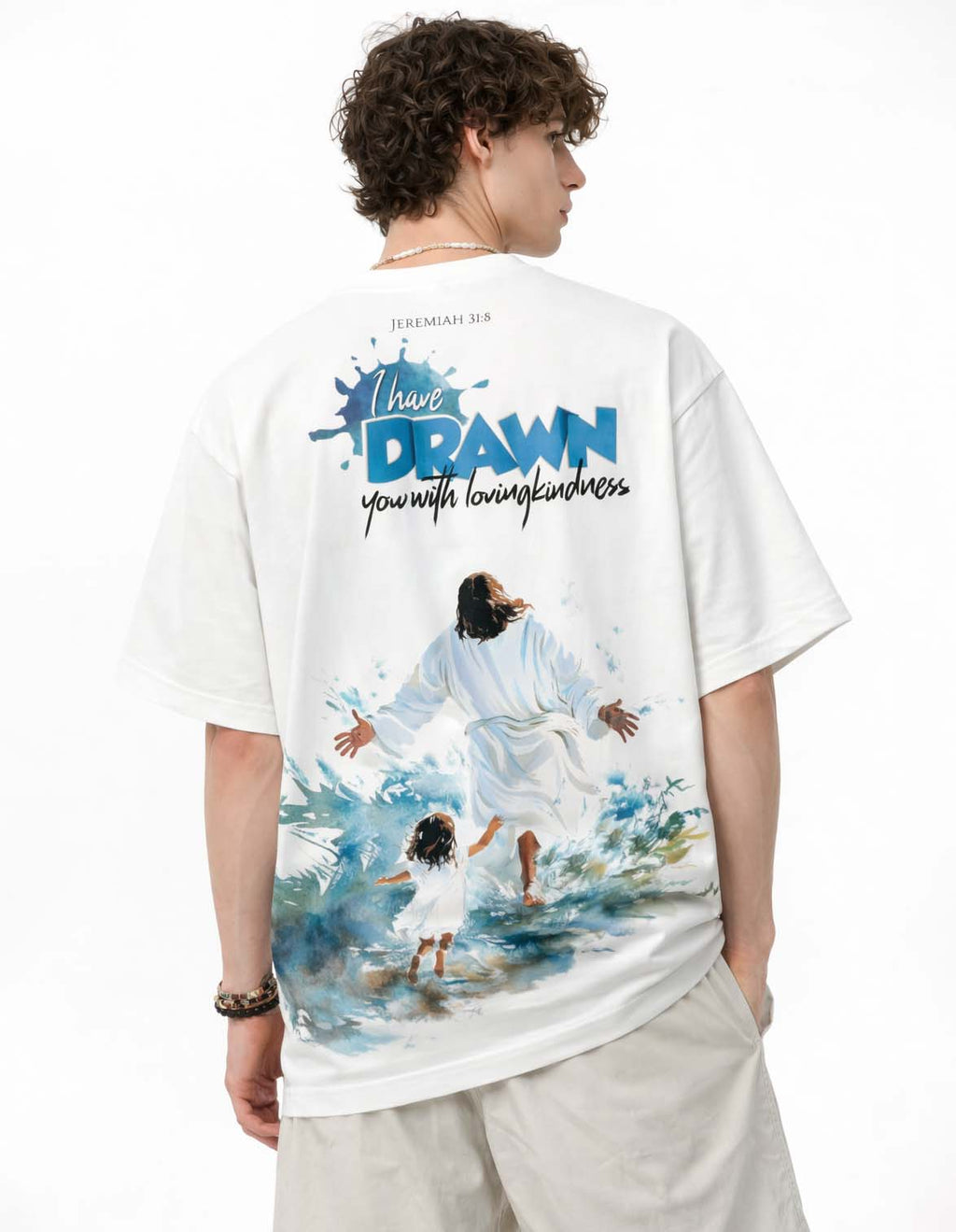 Loving Kindness White Printed T-Shirt