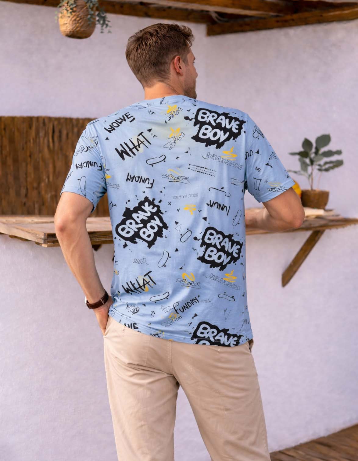Brave Boy Printed T-Shirt