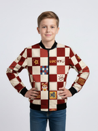 Printed Bomber Jacket #111