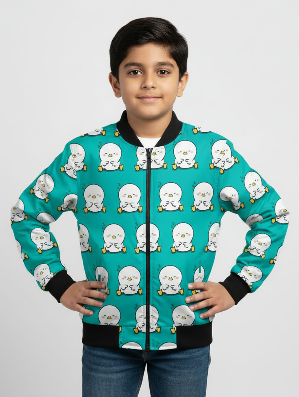 Printed Bomber Jacket #110