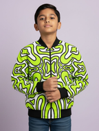 Printed Bomber Jacket #112