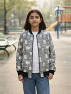 Printed Bomber Jacket #119