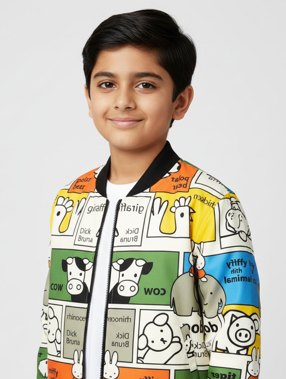 Printed Bomber Jacket #102