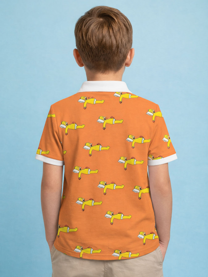 Kids Printed Polo T-Shirt #102