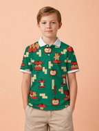 Kids Printed Polo T-Shirt #103