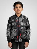 Printed Bomber Jacket #106