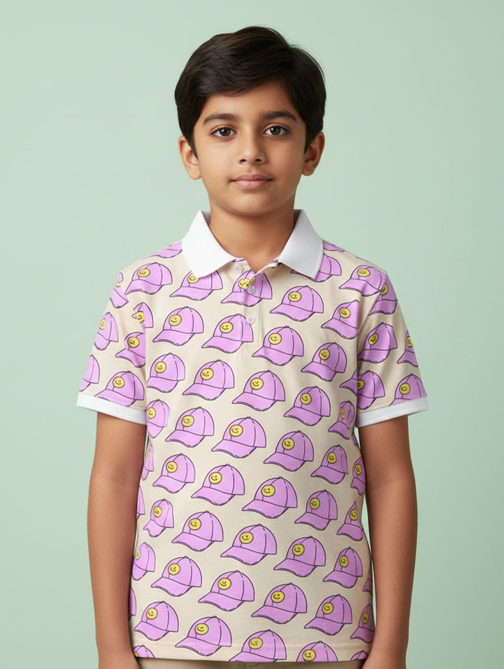 Kids Printed Polo T-Shirt #113