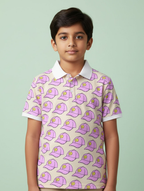 Kids Printed Polo T-Shirt #113