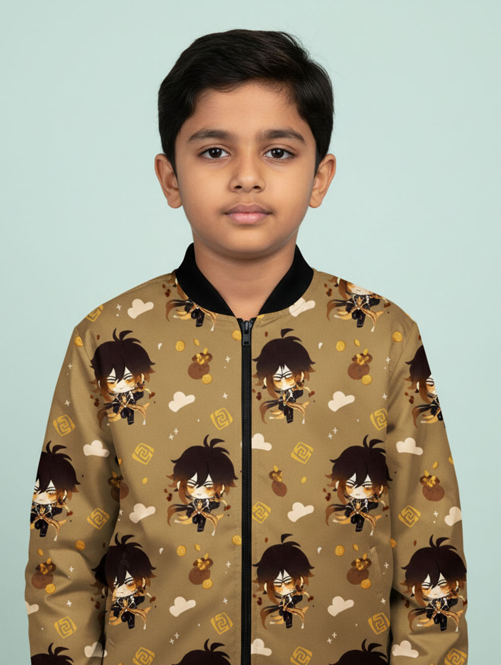 Printed Bomber Jacket #115