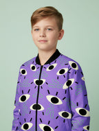 Printed Bomber Jacket #105