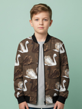 Printed Bomber Jacket #103