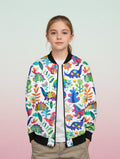 Printed Bomber Jacket #116