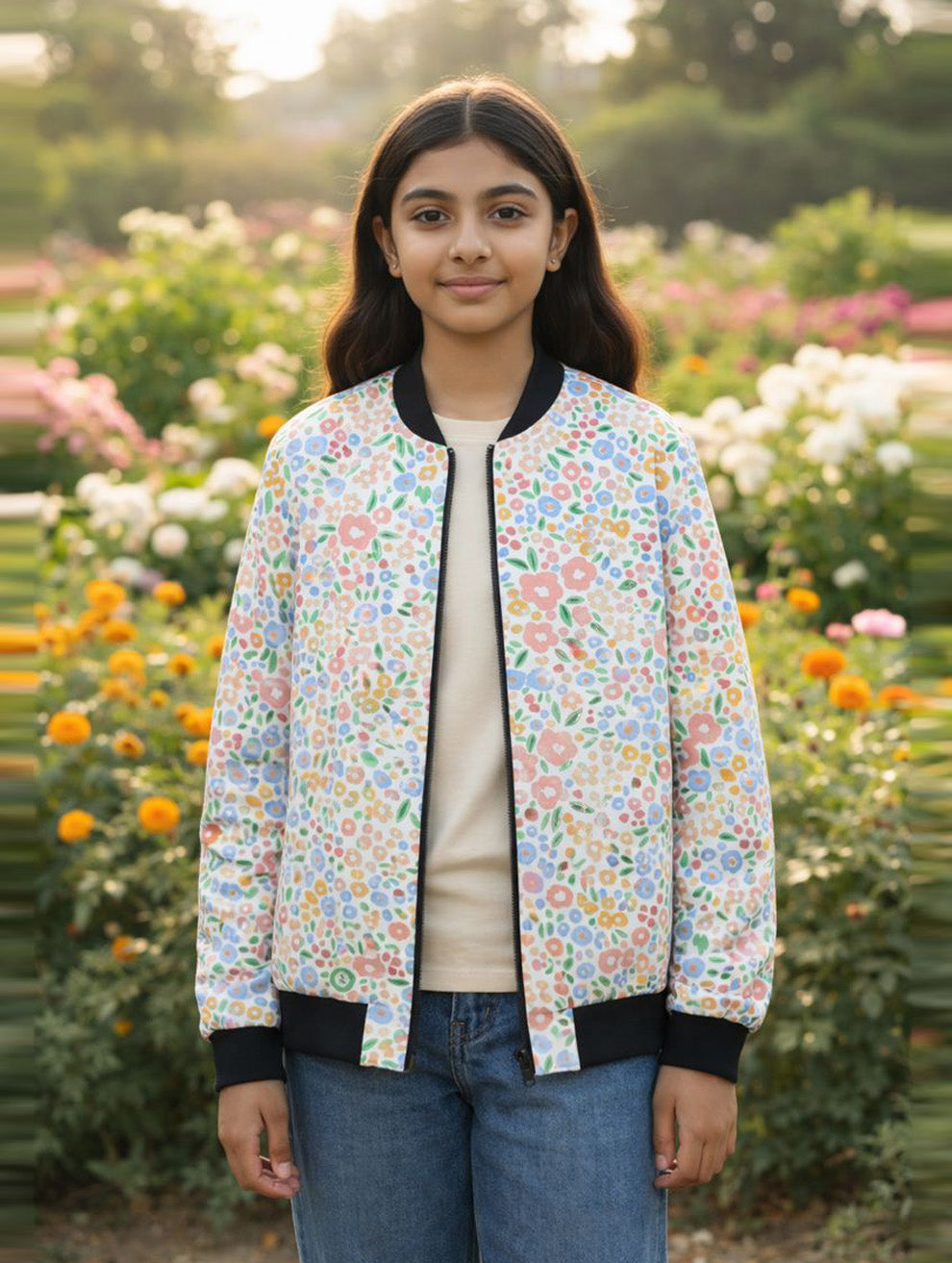 Printed Bomber Jacket #120