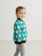 Printed Bomber Jacket #118