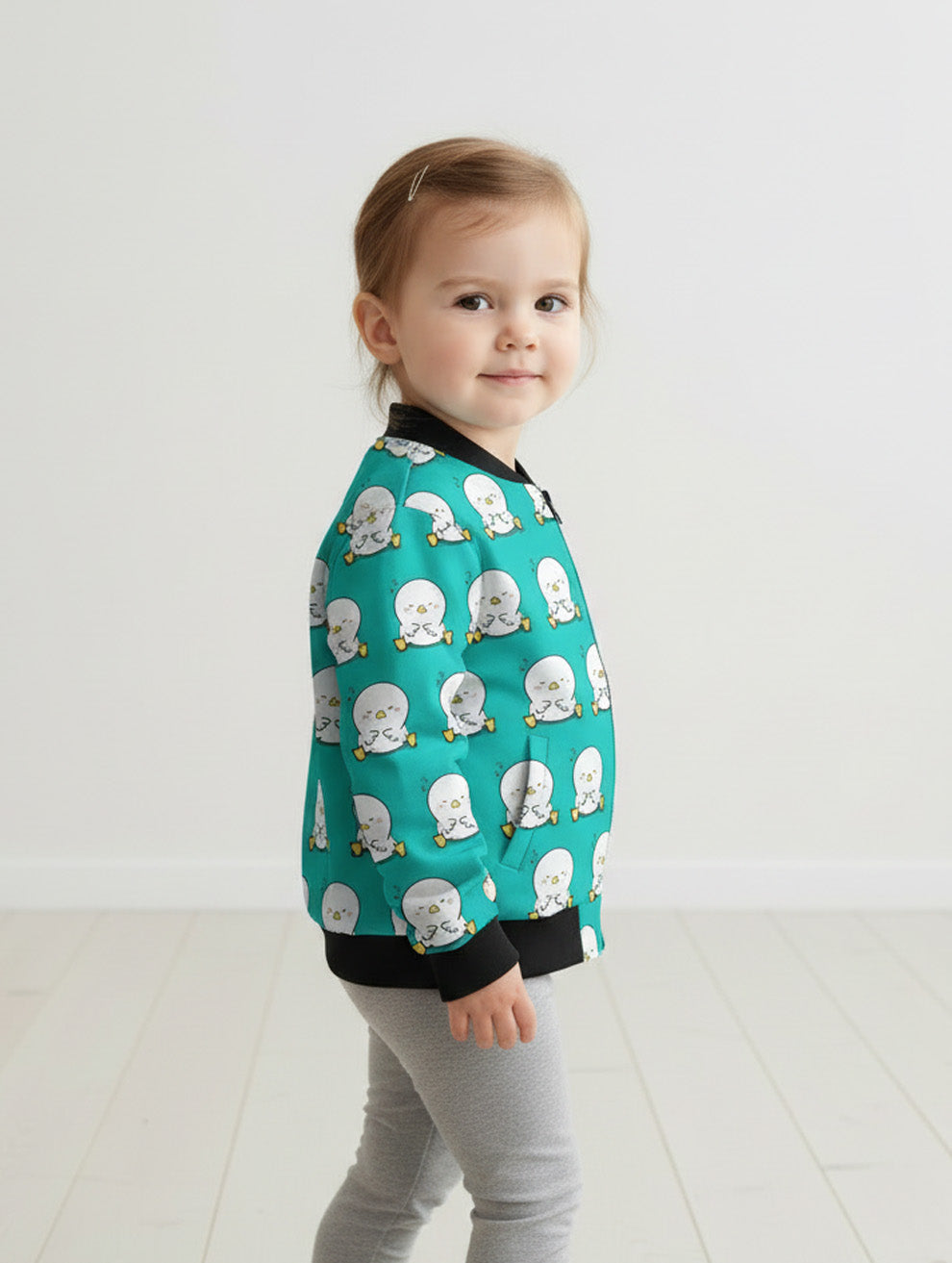 Printed Bomber Jacket #118