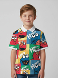 Kids Printed Polo T-Shirt #107
