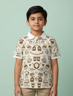 Kids Printed Polo T-Shirt #101
