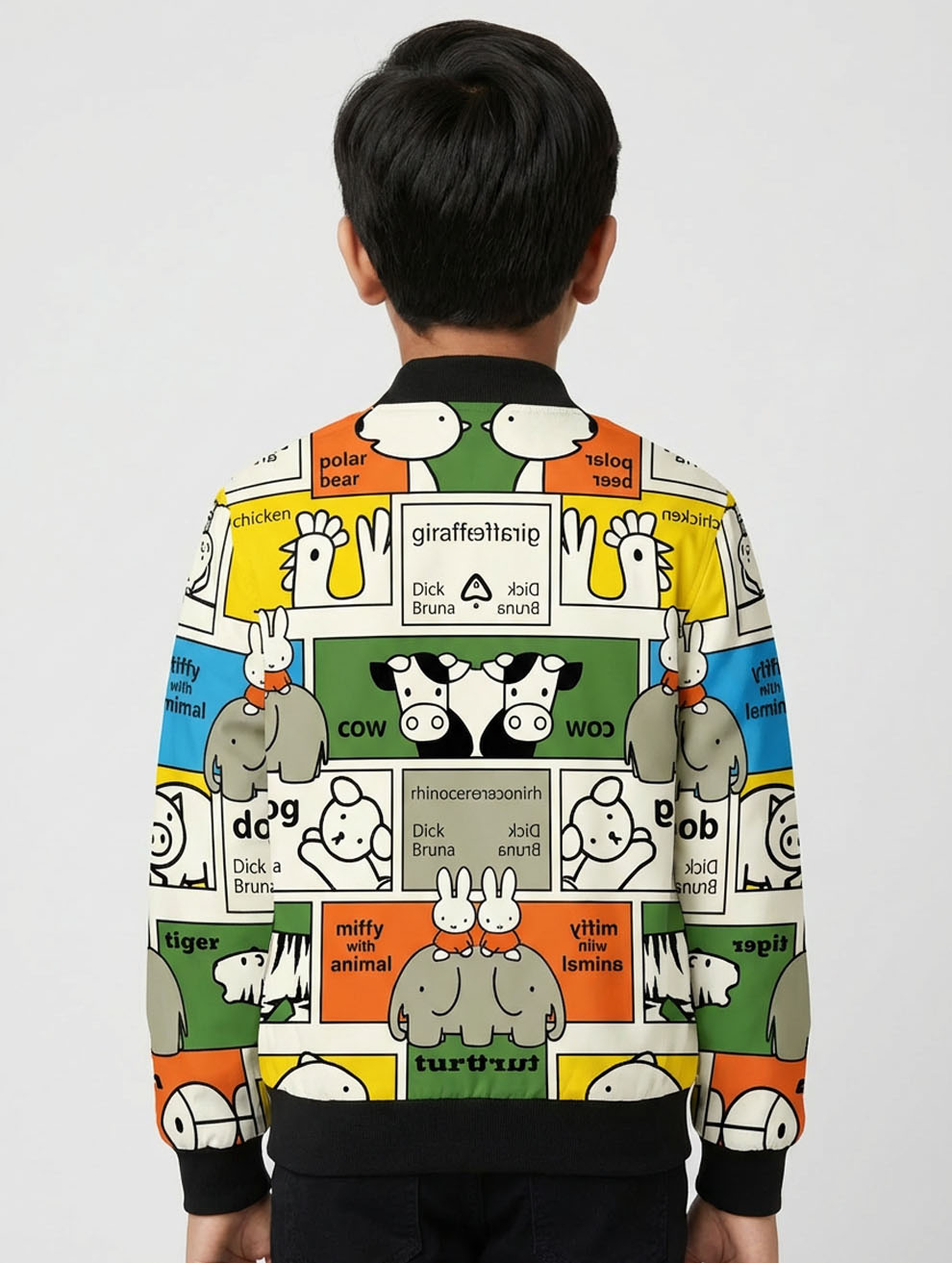 Printed Bomber Jacket #102