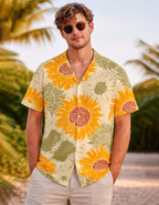 Sun Flower Printed Shirt