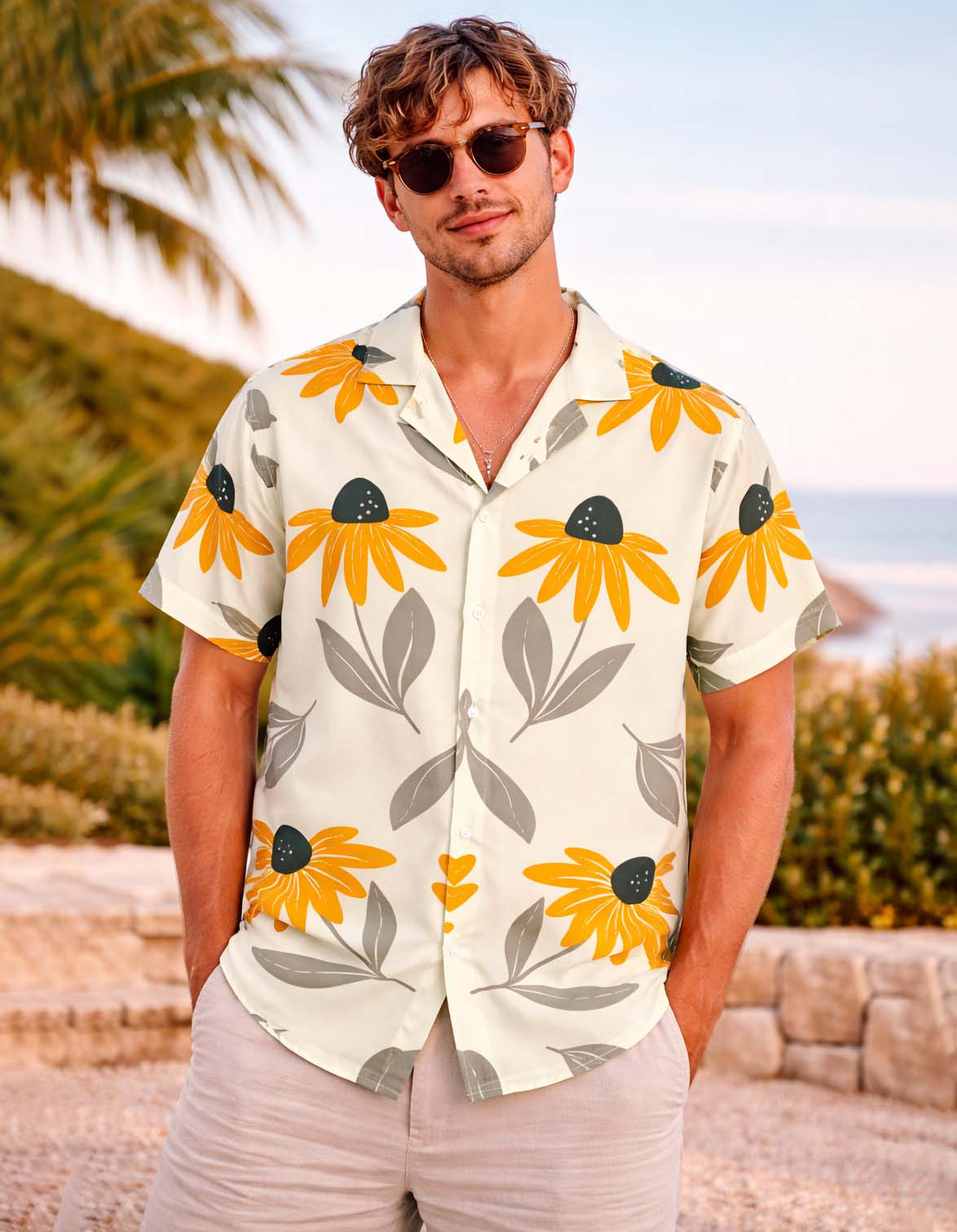 Flower Art Printed Shirt