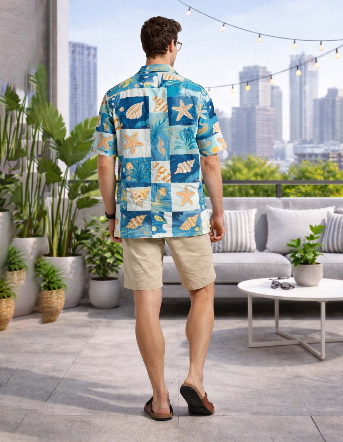 Sea Art Printed Shirt