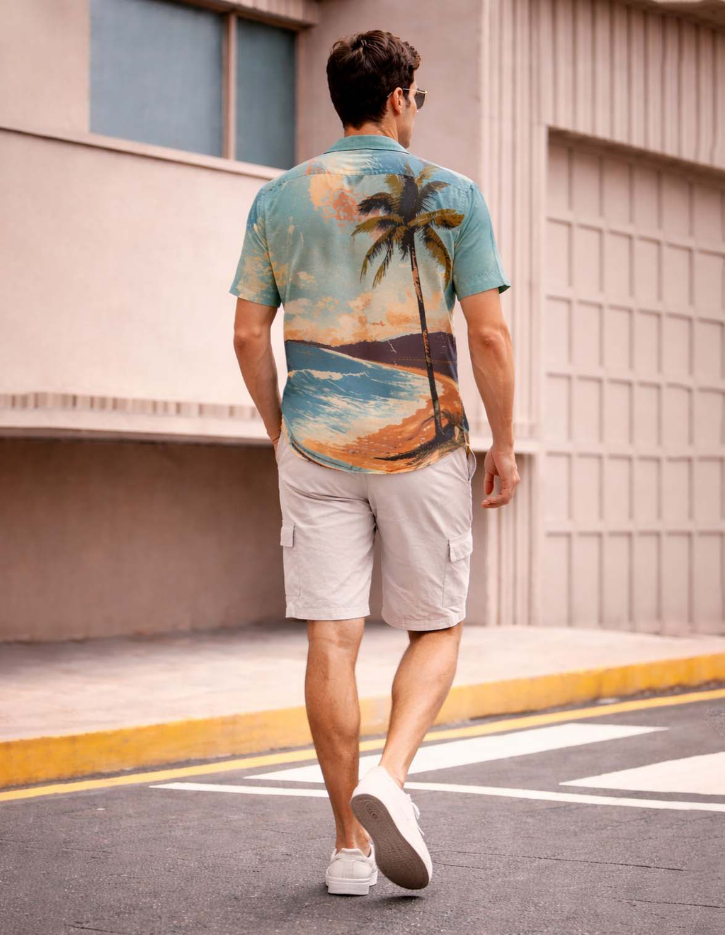 Sea Palm Printed Shirt