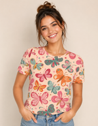Butterfly Print T-Shirt