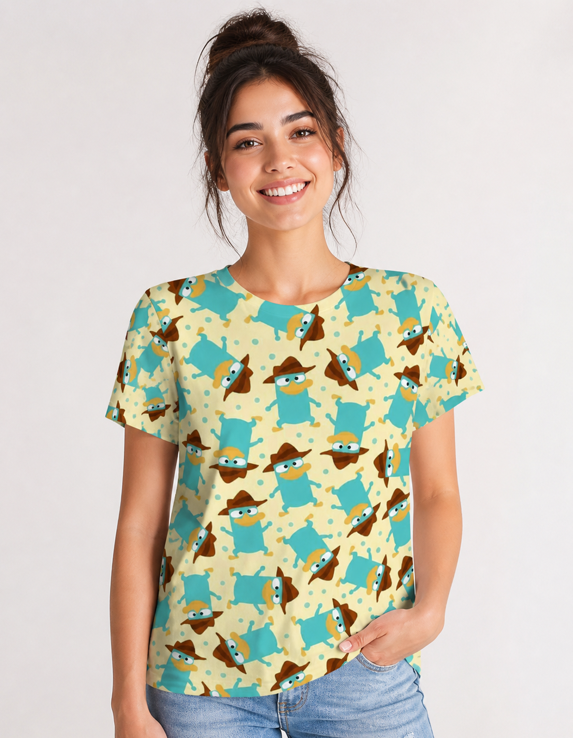 Phineas and Ferb Print T-Shirt