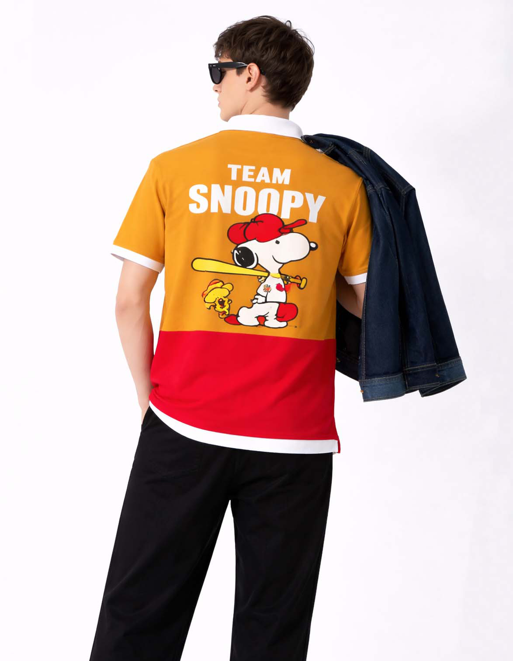 Snoopy Printed Polo T-Shirt
