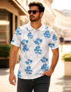 Aurelia Floral Printed Polo T-Shirt #BPP104