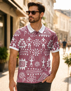 Motifs Printed Polo T-Shirt